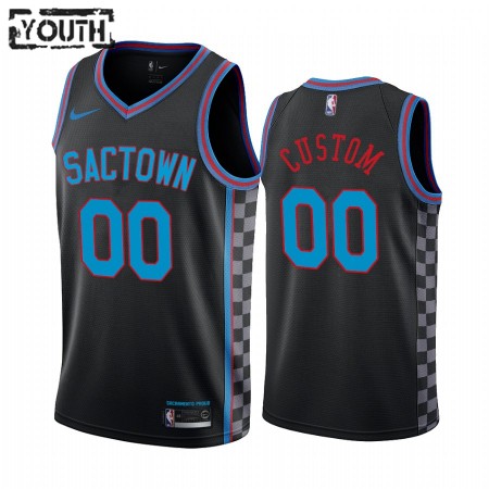 Kinder NBA Sacramento Kings Trikot Benutzerdefinierte 2020-21 City Edition Swingman